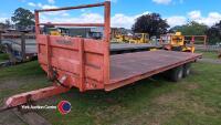 Portequip 25ft bale trailer - 2