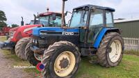 Ford 8240 SLE tractor, drives in low gears but needs high pack clutch pack, 12200, N178 BWE, key in office - 2