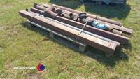 Quantity of old cast iron guttering