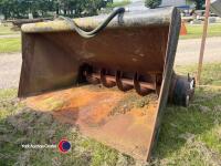 Root/feeder bucket/chopper, JCB Q-fit brackets - 2