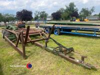 Health bale chaser with nudge bar