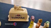 Lurpak toast rack and butter dish plus collectable Seven Dwarfs toast rack - 3