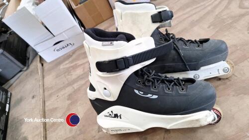 Salomon St Pro Roller blade boots size 9.5 wide body