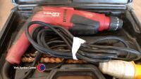 Hilti TE2 drilI 110v 50 - 60hz, 600w, & Martek drill sharpener - 3