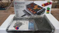 Brand new 3 in 1 reversible grill from Ambiano, 240v