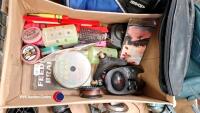 Quantity of Fishing reels & keep nets, rod bag. Reels include Shakespeare, Okama, TCA & Shimano - 3