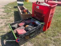 Box of tractor lights and work shop lights - 2
