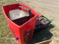 Box of tractor lights and work shop lights - 3