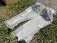 Pair of new grey Fergie footplates