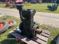 1938 Bamford EV4 stationary engine, working order, handle & cap in office - 3
