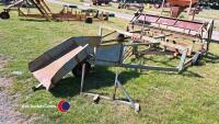 Cooks flat 8 sledge and baler bracket