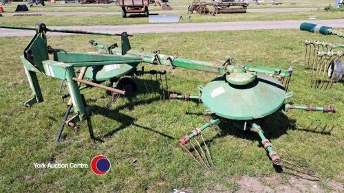 Stoll twin rotor hay rake