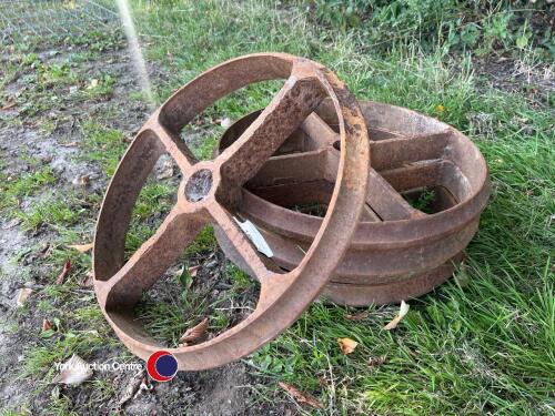 4 x shepherd hut wheels