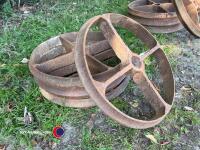 4 x shepherd hut wheels - 2