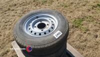4 x plant trailer tyres 165 R13C 96/94N - 2