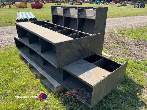 Quantity of pig feeders