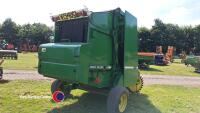 John Deere 550 round baler c/w PTO & control box in office - 3