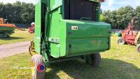 John Deere 550 round baler c/w PTO & control box in office - 4