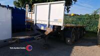 20ft tri-axle drawbar trailer
