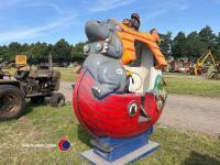 Vintage Noah's Ark coin machine ride on - 2