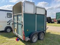 Ifor Williams 505 double horse trailer, 2001. One careful owner. Single breast bar included as only pulled one horse. Kept under cover, regularly serviced most recently February 2024. - 3