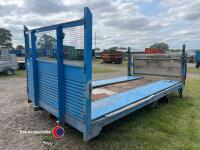 Blue 13ft pickup body with tail lift - 2