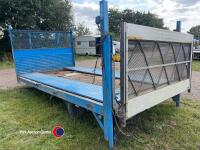 Blue 13ft pickup body with tail lift - 3