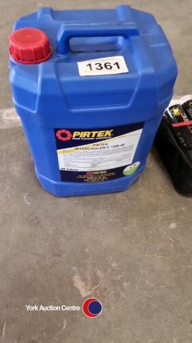 20ltr new Pirtek Intercooler, 15w-40
