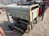 Jefferson 5.0KV, 10hp Diesel Engine, electric start generator, all in working order but requires new battery, can be started on pull cord.