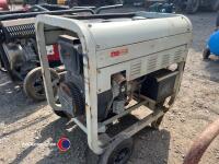 Jefferson 5.0KV, 10hp Diesel Engine, electric start generator, all in working order but requires new battery, can be started on pull cord. - 2