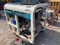 Jefferson 5.0KV, 10hp Diesel Engine, electric start generator, all in working order but requires new battery, can be started on pull cord. - 3