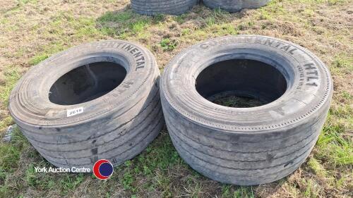 2 x tyres 445/45/19.5