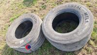 2 x tyres 445/45/19.5 - 2