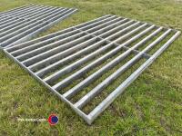 Galvanised cattle grid, very heavy duty