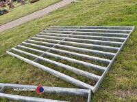 Galvanised cattle grid, very heavy duty - 4