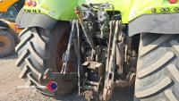 Claas Axion 820 tractor, 50kph, push out hitch, air brakes, passenger seat, rear 560, front 540, 7170hrs, AY60CJZ, key in office - 5