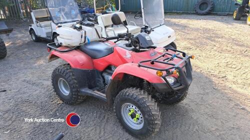 Honda TRX ex-farm quad, ex-council, c/w sprayer fully road legal with log book, 300 hours, key & V5 in office