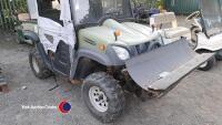MDL Powerup buggy for spares/repair c/w rear spinner and snow plough, key in office - 2
