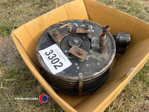 Land Rover Smiths round heater, working.