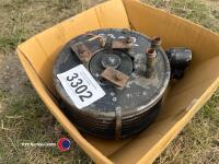 Land Rover Smiths round heater, working.