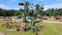 Fendt Twister 8608 DN 8-rotor tedder, gwo, 2018