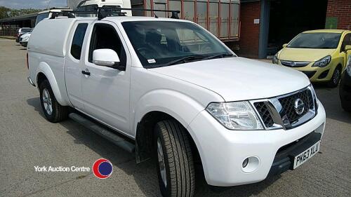 2013 Nissan Navara Acenta 2.5 DCi pick up - 3 former keepers - HPi clear - 00’s 167970 - MOT 29.07.25 - PK63XLU - V5 in office