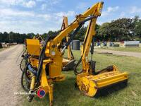 Bomford B49 power plus hedge cutter, electric controls, control box in office