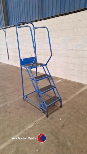 Pair of blue steps