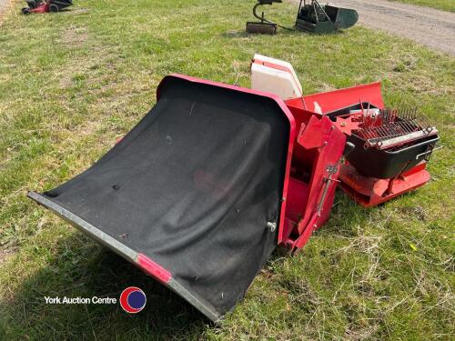 Implements for Countax garden tractor - Countax scarifier & grassbox, lawn groomer sprayer, snow plough blade, Countax tractor bonnet and Westwood seeder
