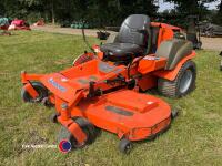 Husqvarna zero turn 34hp diesel mower, 72in deck, 1063 hours, key in office - 2