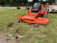 Husqvarna zero turn 34hp diesel mower, 72in deck, 1063 hours, key in office - 6