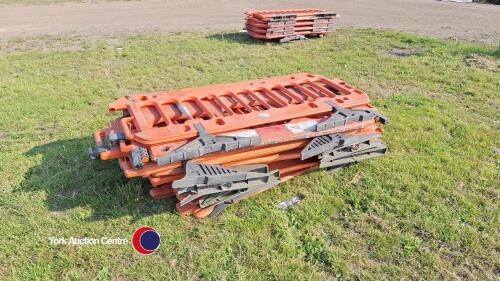 10 x safety barriers