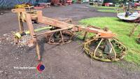 Fransgard 3.9m combi rake with PTO shaft, spares