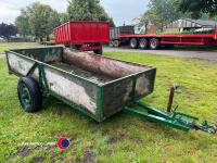 Green car trailer
